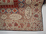 Hanging, Cotton; block-printed