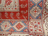 Hanging, Cotton; block-printed