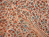 Shawl, Wool; embroidered