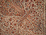 Shawl, Wool; embroidered