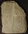 Pattern Block, Stone (slate); carved