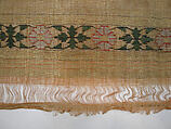 Sari, Silk and metal wrapped thread