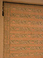 Sash with Flowering Plants, Silk, silver and gilded metal wrapped thread; taqueté, brocaded