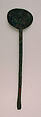 Spoon, Bronze; cast, incised