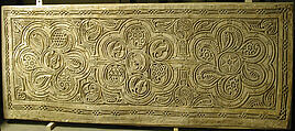 Dado Panel, Stucco; carved
