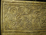 Dado Panel, Stucco; carved