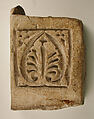 Dado Panel, Stucco; carved