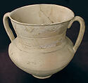 Ewer, Earthenware; incised, unglazed