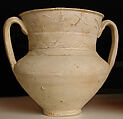 Ewer, Earthenware; incised, unglazed