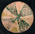 Bowl, Earthenware; underglaze painted and incised decoration under monochrome transparent glaze