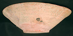 Bowl, Earthenware; underglaze painted and incised decoration under monochrome transparent glaze