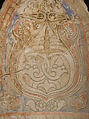 Element from a Stalactite Squinch (Muqarnas), Stucco; painted