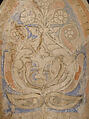 Element from a Stalactite Squinch (Muqarnas), Stucco; painted