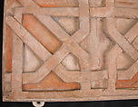 Fragment of a Frieze, Terracotta; carved, painted