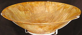 Bowl, Earthenware; incised decoration under monochrome glaze