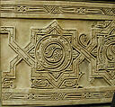 Dado Panel, Stucco; carved, with some cast plaster elements