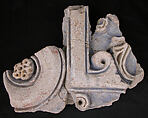 Fragment of a Frieze, Plaster; carved and painted