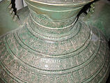 Jar, Earthenware; partly glazed, molded