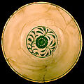 Polychrome Bowl with Cloud Decoration, Stonepaste; polychrome painted under transparent glaze