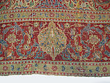 Ottoman Court Carpet, Wool (warp, weft and pile); asymmetrically knotted pile