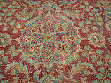 Ottoman Court Carpet, Wool (warp, weft and pile); asymmetrically knotted pile