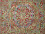 Carpet, Wool (warp, weft and pile); asymmetrically knotted pile