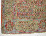 Carpet, Wool (warp, weft and pile); asymmetrically knotted pile