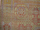 Carpet, Wool (warp, weft and pile); asymmetrically knotted pile