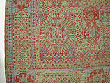 Carpet, Wool (warp, weft and pile); asymmetrically knotted pile