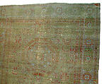 Carpet, Wool (warp, weft and pile); asymmetrical knotted pile