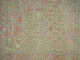 Carpet, Wool (warp, weft and pile); asymmetrical knotted pile