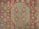 Carpet, Wool (warp, weft and pile); asymmetrically knotted pile