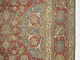 Carpet, Wool (warp, weft and pile); asymmetrically knotted pile