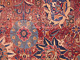 Vase Carpet, Cotton (warp and weft), silk (weft), wool (weft and pile); asymmetrically knotted pile
