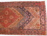 "Portuguese" Carpet with Maritime Scenes, Cotton (warp, weft, and pile); wool (pile); asymmetrically knotted pile