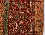 The Anhalt Medallion Carpet, Cotton (warp), silk (weft), wool (pile); asymmetrically knotted pile