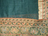 Sari, Silk, cotton, and metal wrapped thread