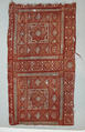 Sari, Cotton and metal wrapped thread; printedSelvage: brocaded