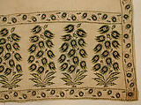 Sash (Patka), Cotton, silk; plain weave, embroidered