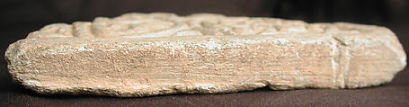 Fragment of Tombstone, Soapstone; carved
