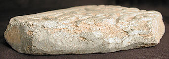 Fragment of Tombstone, Soapstone; carved