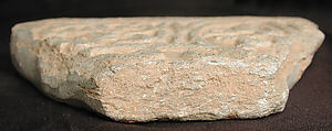 Fragment of Tombstone, Soapstone; carved