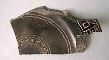 Fragment of a Plate, Jet; incised