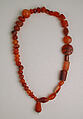 Strand of Beads, Carnelian