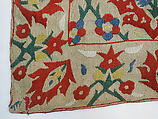 Cover, Silk on linen; embroidered
