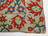 Cover, Silk on linen; embroidered