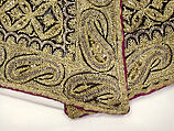 Coat (Chuga), Wool, metal wrapped thread; twill weave, embroidered
