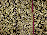 Coat (Chuga), Wool, metal wrapped thread; twill weave, embroidered
