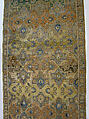 Polonaise Carpet, Cotton (warp and weft), silk (weft and pile), metal wrapped thread; asymmetrically knotted pile, brocaded