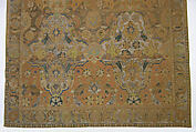 'Polonaise' Carpet, Cotton (warp and weft), silk (weft and pile), metal wrapped thread; asymmetrically knotted pile, brocaded
